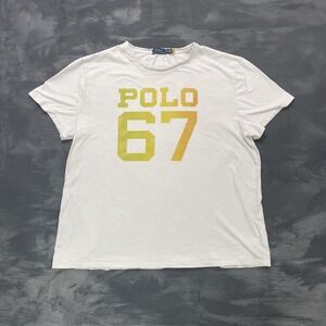 Polo Ralph Lauren SSKNSFM1 Short Sleeve Shirt mens xl white 67